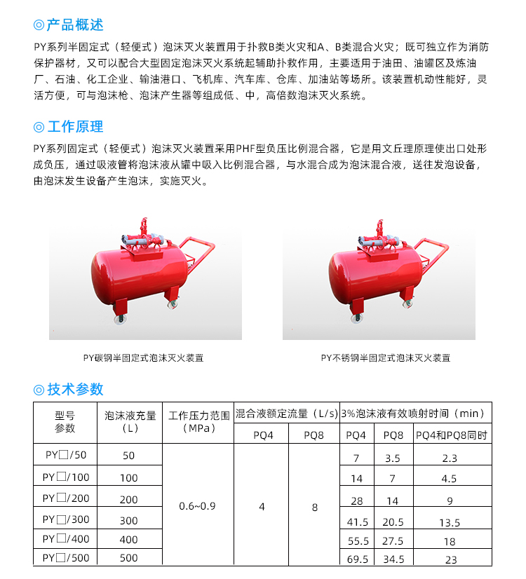 移動(dòng)式泡沫滅火裝置